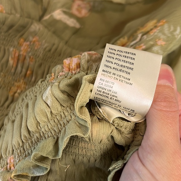 Free People Smocked So Nice Top NWOT - Picture 8 of 8